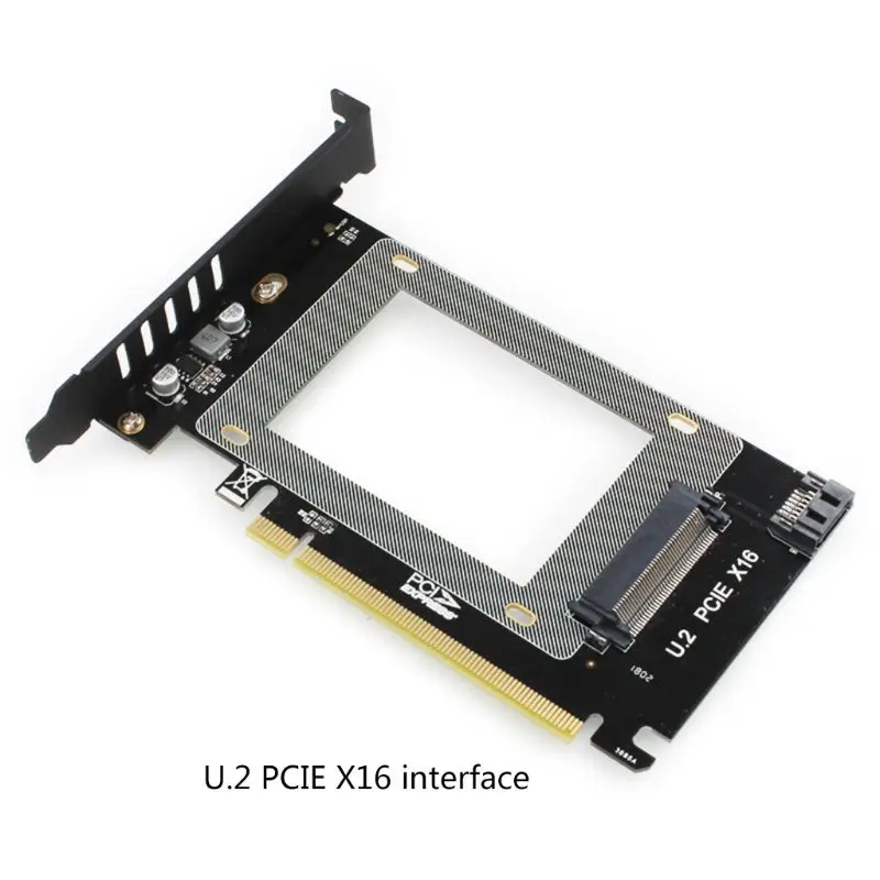 PCIE X16 U.2 SFF 8639 карта расширения U2X16 Pci express 3 0 4x на NVMe PCIe SSD PCI e карту m2 NGFF 2 5 'SSD E