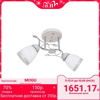 

Chandelier "Liana" 2x40 W E27 White-Chrome 45x32x28 cm. 4232118