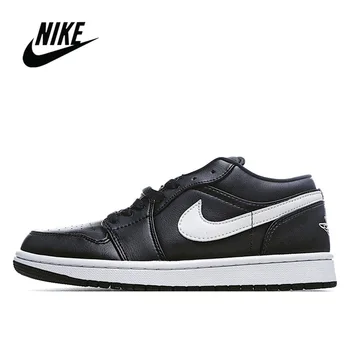 

Classic Nike Air Jordan 1 Low Black White Original Men Shoes Women Basketball Shoes Sports Sneakers Nike Air Jordan 1