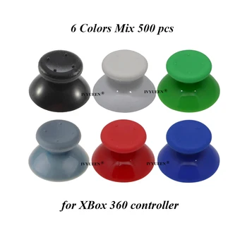 

IVYUEEN 500 pcs 3D Analog Thumb Sticks Cover for Xbox 360 Controller Joystick Grips Caps Repair Parts Black Gray Red Wholesale