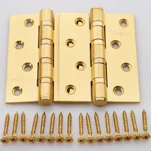 Золотистая Петля из нержавеющей стали Нержавеющее крепление внутренняя дверная петля толстая дверная петля