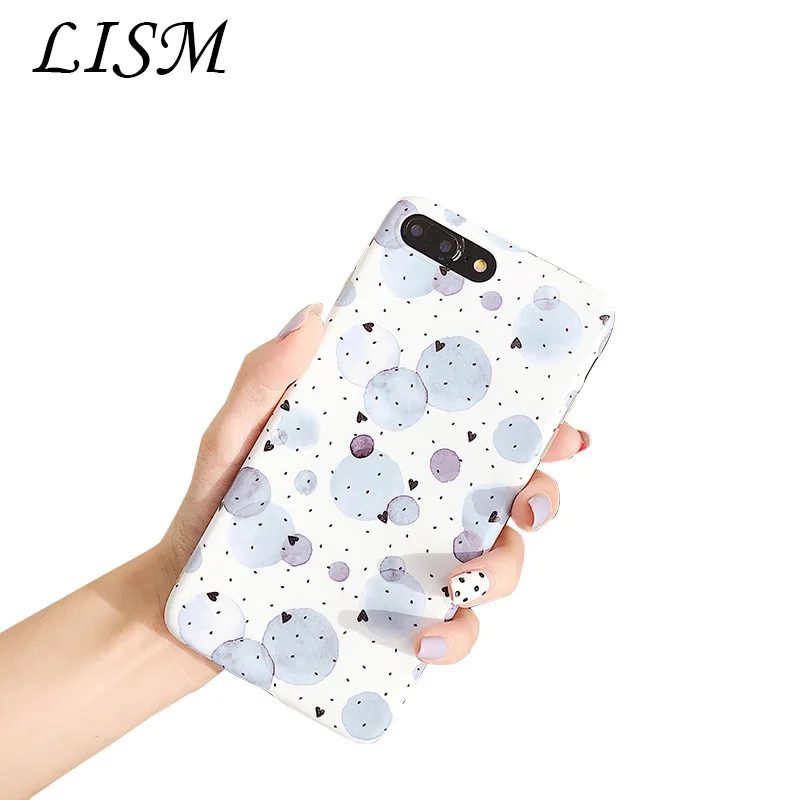 

Blue bubble Cell phone Case for iphone 7Plus soft silicone Case For iphone 6 6s 7 8 7plus X XR XS Max case cover