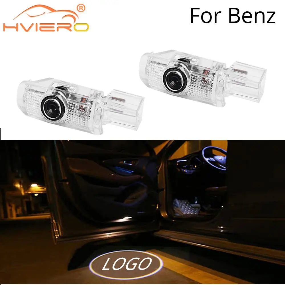 

2pcs Welcome Logo Light Door Warning Lamp Projector For Mercedes Benz R W215 ML W164 GL X164 R300 R350 ML300 ML350 ML63