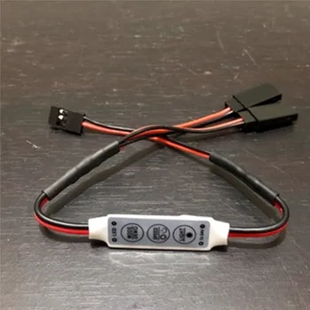 

Multi-mode LED Light Control Power Switch Model Car Single Strobe Switch for RC Crawler Model Car Parts Accessories