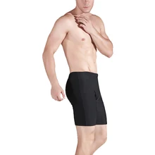 Новая мужская одежда для плавания, купальные костюмы, одноцветные шорты для серфинга, боксеры, дышащие длинные пляжные плавки, купальный костюм, плавки