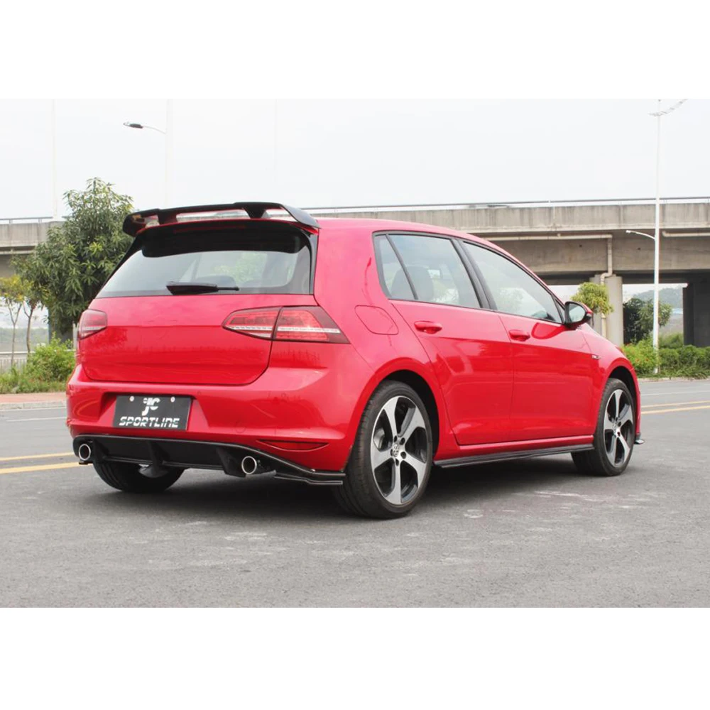 Спойлер для багажника из углеродного волокна/FRP без краски Volkswagen VW GOLF 7 MK7 GTI R 2014