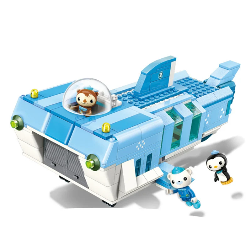 Octonauts Собранный автомобиль фигурка игрушки Barnacels Kwazii песо Пингвин Dashi Inkling модель игрушки для детей подарок - Цвет: 3705