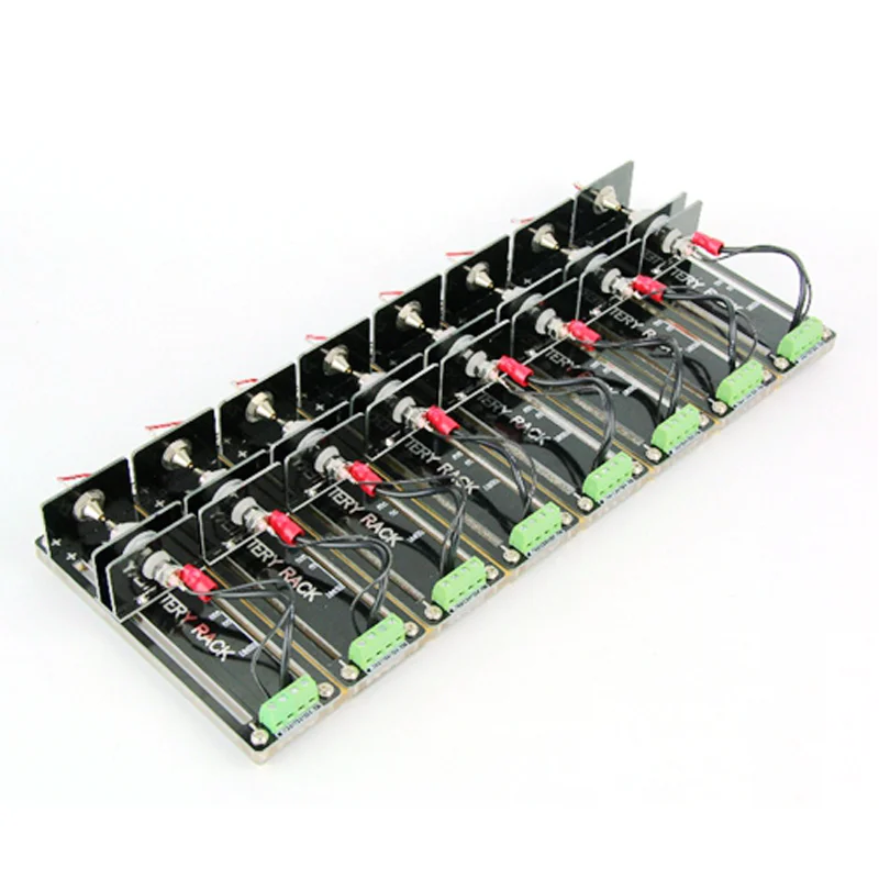 8 Channel 4-wire Test Stand Battery Holder for 32650/26650/18650 /AA/ AAA/ Lithi
