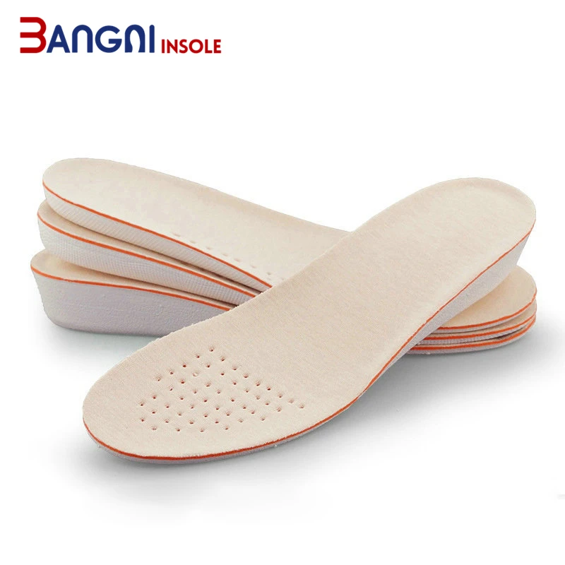 

3ANGNI Insoles Sweat-absorbent soybean fiber heightened insole high quality breathable sports heightened insole
