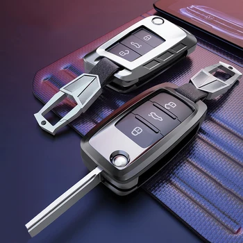 

Car Key Case Cover Protector Bag Suitable For Volkswage for VW PASSAT B5 Golf 7 VII 4 5 6 MK Polo Jetta Tiguan Car Decoration