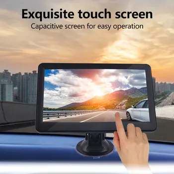 

7 "HD vehicle-mounted portable GPS navigator resistance screen free up to date European map satellite navigation truck GPS