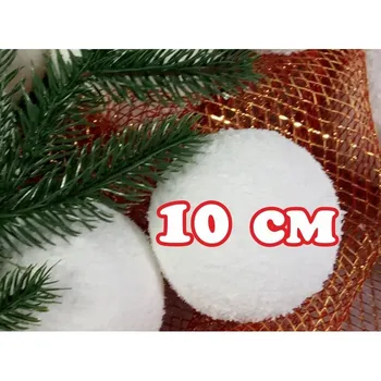 

Decor of foam "ball-snow" Ø 10 cm (1 pc) Niki