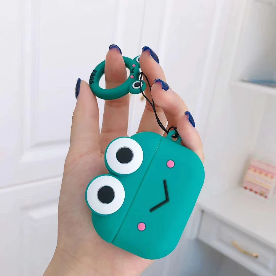EJP029A 3D чехол для наушников для Airpods Pro чехол силиконовый чехол с милой лягушкой Ститч мультяшный чехол для Apple Air pods Pro 3 чехол s аксессуары - Цвет: EJP029A