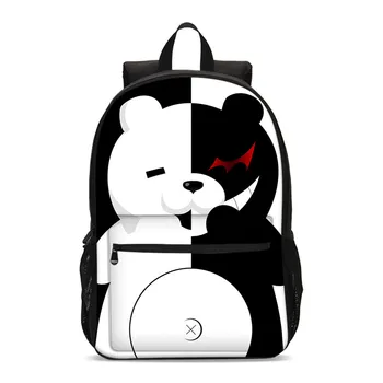 

Anime Danganronpa Backpack For Teenager Boy Girls Dangan Ronpa Children School Bags Monokuma Backpack Kid Student Book Bags Gift