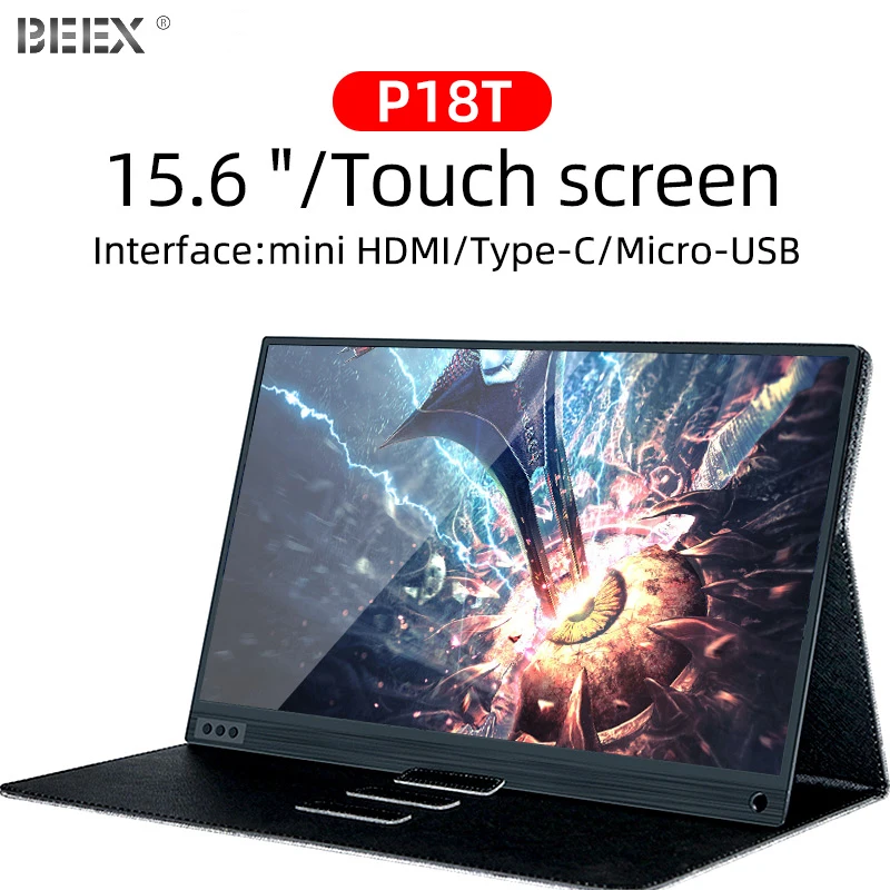 15 6-дюймовый сенсорный экран Портативный Ультратонкий 1080P IPS HD USB Type C дисплей