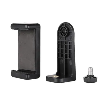 

Tripod Mount Adapter Cell Phone Clipper Holder Vertical 360 Tripod Stand for iPhone for Camera Lazy Holder