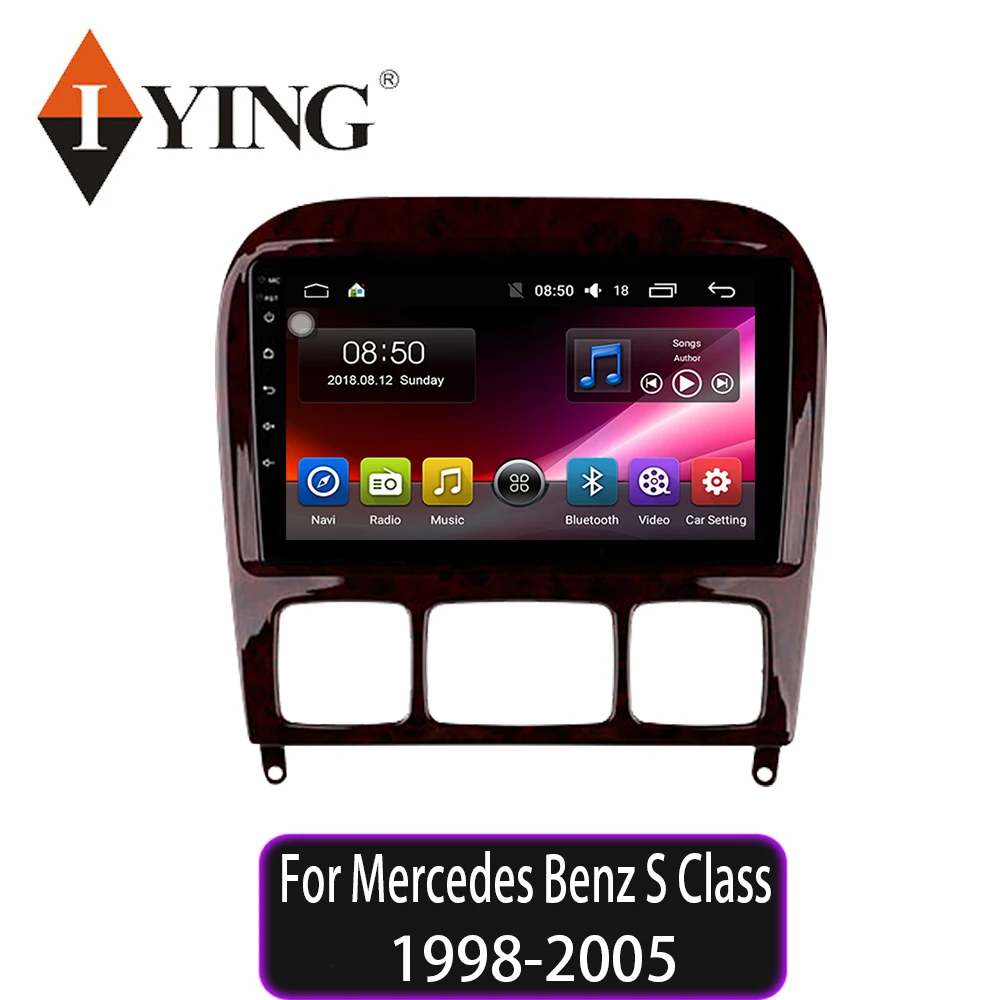 IYING Android 9,0 для Mercedes Benz S Class W220 S280 S320 S350 S400 S430 S500 S600 1998-2005 автомобиль радио мультимедиа плеер 2din IYING Android 9,0 для Mercedes Benz S Class W220 S280 S320 S350 S400 S430 S500 S600 1998-2005 автомобиль радио мультимедиа плеер 2din