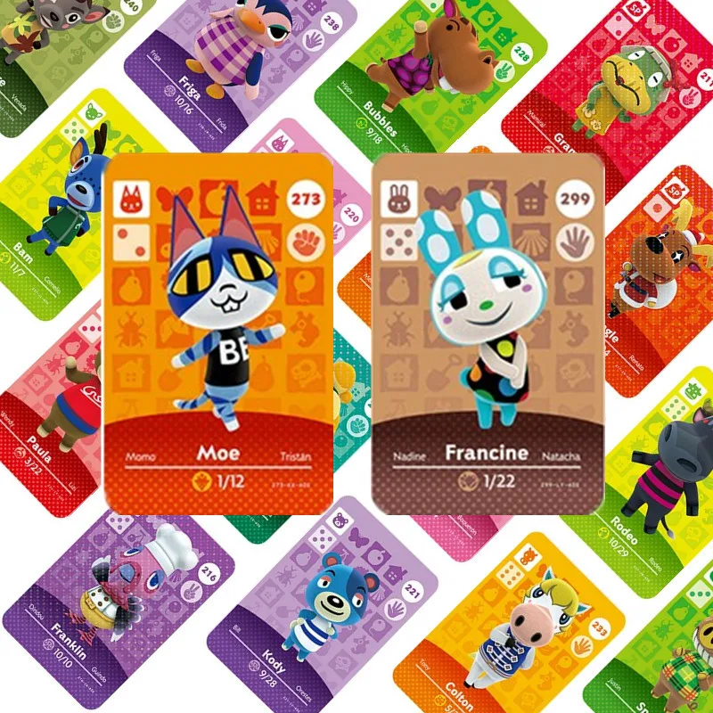 Карта для скрещивания от 271 до 280 животных Amiibo блокирует nfc карту работает NS 3DS Switch