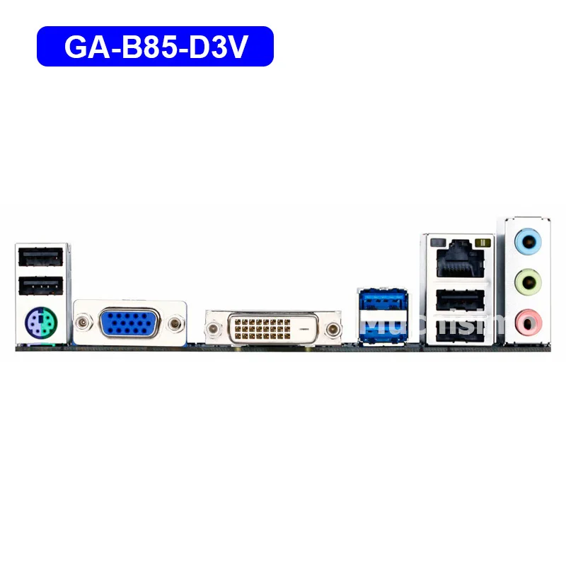 Gigabyte GA-B85-D3V с процессором 4460 оригинальная материнская плата LGA 1150 DDR3 USB3.0 B85 B85-D3V системная плата для настольных ПК Ремонт