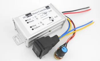 

10A positive and negative DC motor 12V24V36V48V60V stepless motor speed controller PWM pulse width drive board