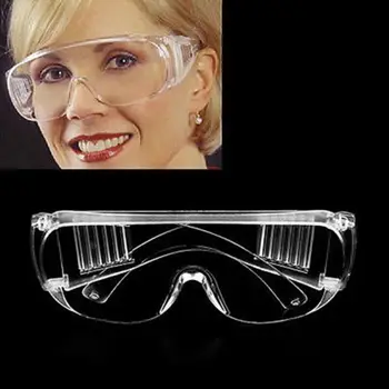 

1pc New Clear Vented Safety Goggles Eye Protection Protective Lab Anti Fog Glasses High Quality