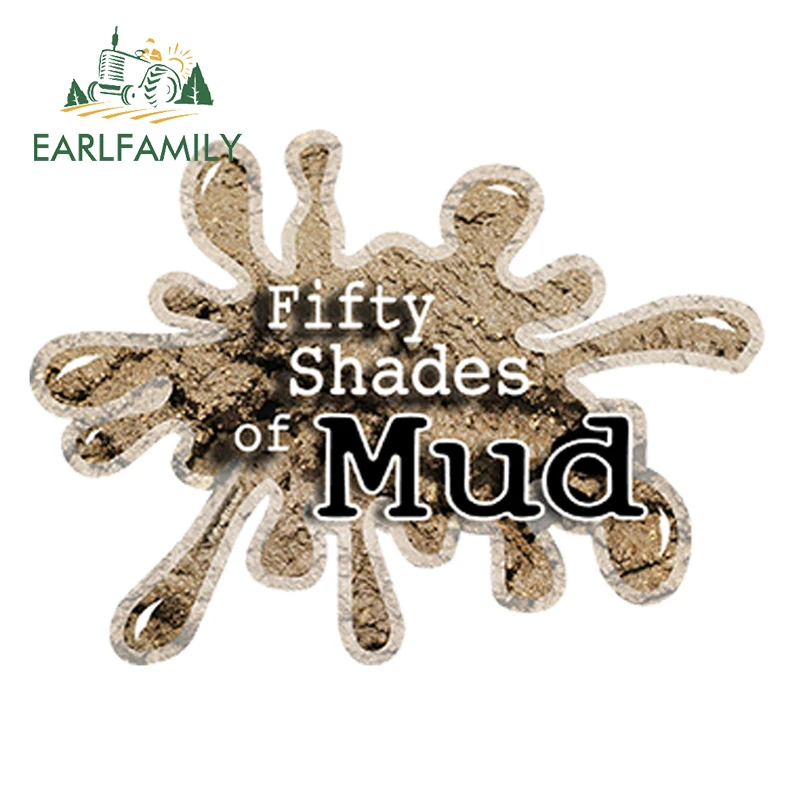 EARLFAMILY 13 см x 8 серия Mudder наклейка из пятидесяти оттенков грязи Крыса Стержень