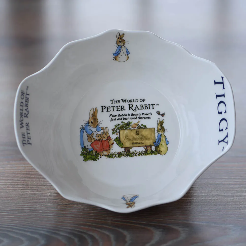 

Rabbit PatternTableware Ceramic Bowl Utensils for Kitchen Utensils Porcelain Salad Bowl Creative Plate for Soup Salad Bowl