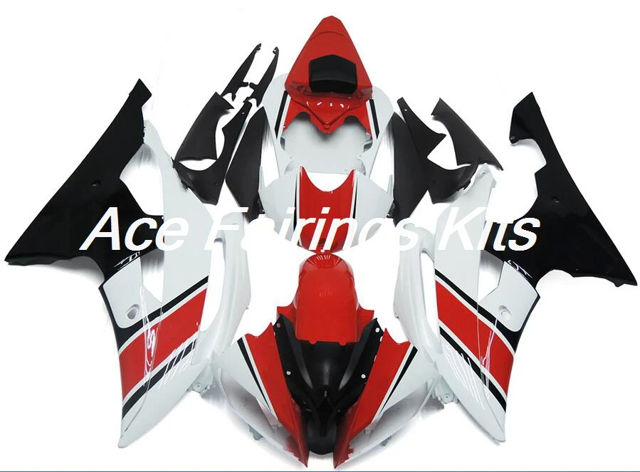 4 подарки ABS мотоцикл Полный Обтекатель Набор подходит для YAMAHA YZF-R6 2008- ABS пластик Cowlings обтекатель комплект красный черный белый