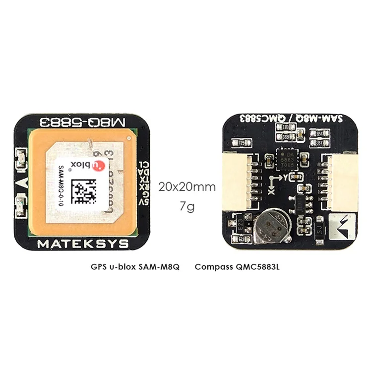 

Hot M8 Mateks GPS M8Q-5883 FPS Module Positioning Tracker With Compass For FPV RC Fixed Wing Racing Long Range