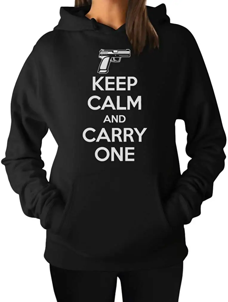 Tstars Women's - Keep Calm and Carry One Hoodie |