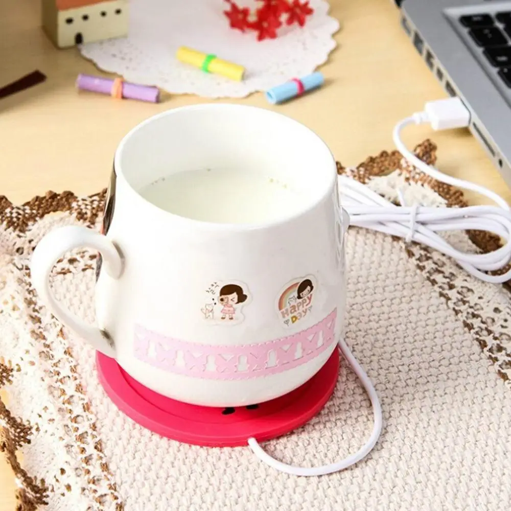 5V USB Silicone Heat Warmer Heater for Milk Tea Coffee Mug Hot Drinks Beverage Cup