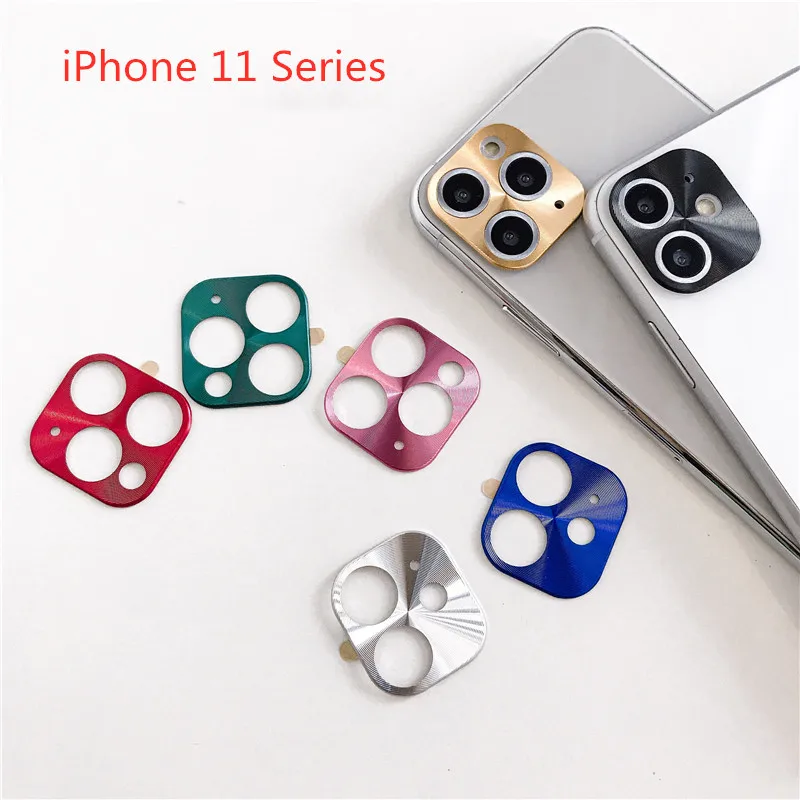 

Metallic Mobile Phone Lens Protection Cover For iPhone 11 Pro Max Camera Lenses Protector Bumper Ring Case Smartphone Back Lente