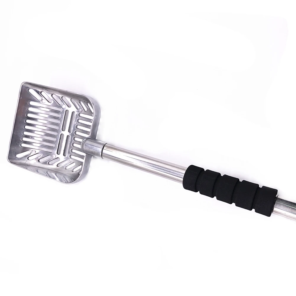 

Practical Portable Sifter Metal Pet Supplies Long Handle Detachable Home Cat Litter Scoop Cleaning Tool Deep Shovel Non-stick