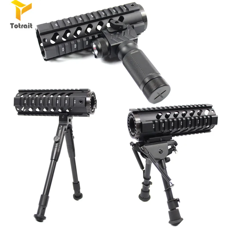 Totrait тактический сверхмощный 4,7, 10,12, 15 дюймов свободный поплавок Quad Rail Handguard.223/5,56 Пикатинни система для AR-15 M16 M4