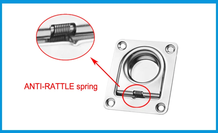 2 шт. IBST LIFE Satinless steel 304 анти-погремушка пружинное подъемное кольцо палубный люк Потяните ручку шкафчик шкаф лодка оборудование