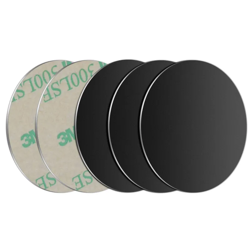Portable 5pcs plaque en métal Stickers Mount Holder Mounting Kits Pour 