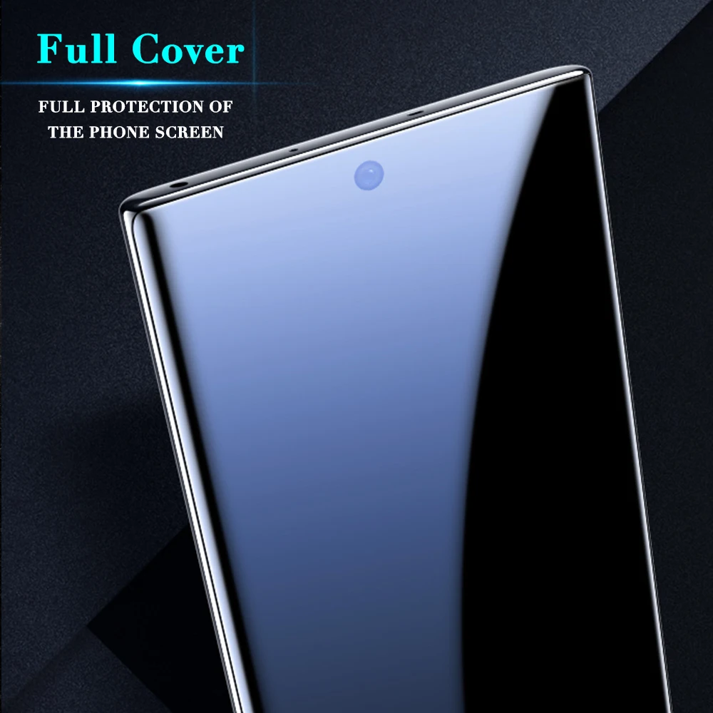 Полный клей Note9 стекло для samsung Galaxy Note8 Note10 Pro Plus 5G записная книжка для экрана 8 9 10 5G закаленное стекло Броня