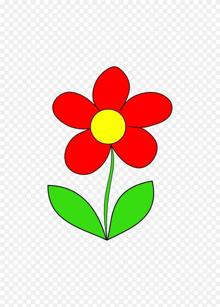 无花内容剪贴画-花画剪贴画