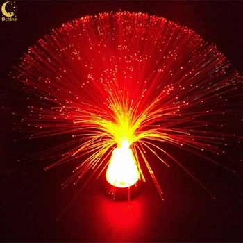 

Ochine 1 Piece Glacier Lite Lamp Fiber Optic With Color-Changing Crystals Party Night Light Event Supplies