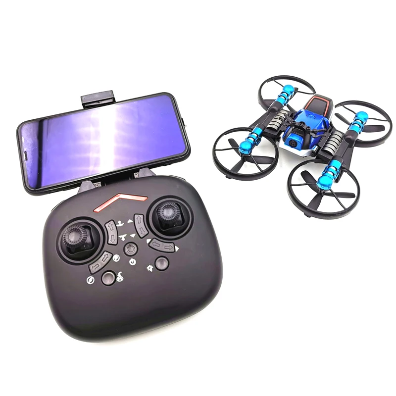 $46.59 24G Deformation Motorcycle Folding Quadcopter Drone Double Mode in Toy LKS99
