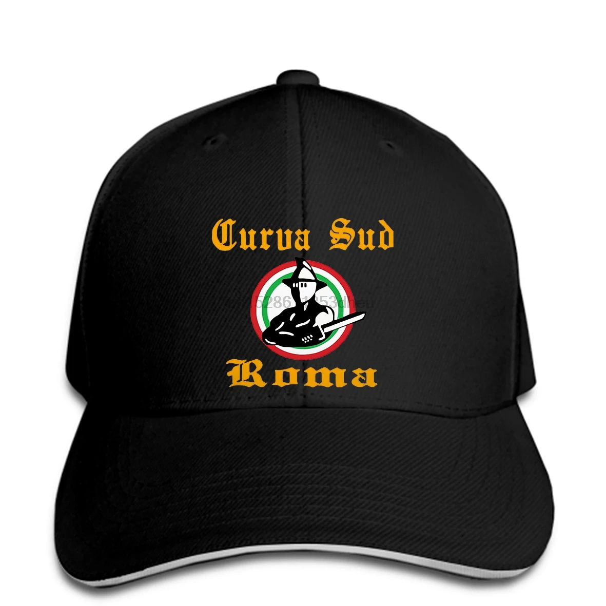 КАК Roma Curva Sud Ultras romini фанатики хулиганов футболист кальцио бейсболка Мужская повседневная с коротким рукавом snapback шляпа