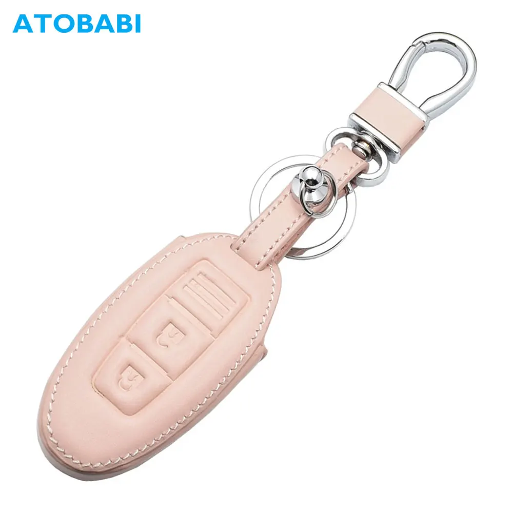 Чехол для автомобильного ключа ATOBABI Nissan Qashqai Skyline Juke Alissa X-trail Altima Nismo умный чехол