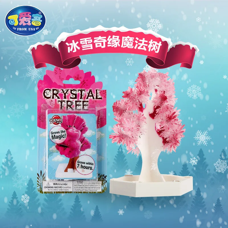 

Frozen Guest Early Education Cute Magic Coral jie jing shu Children Snow Educational Unisex Science Experiment Toy