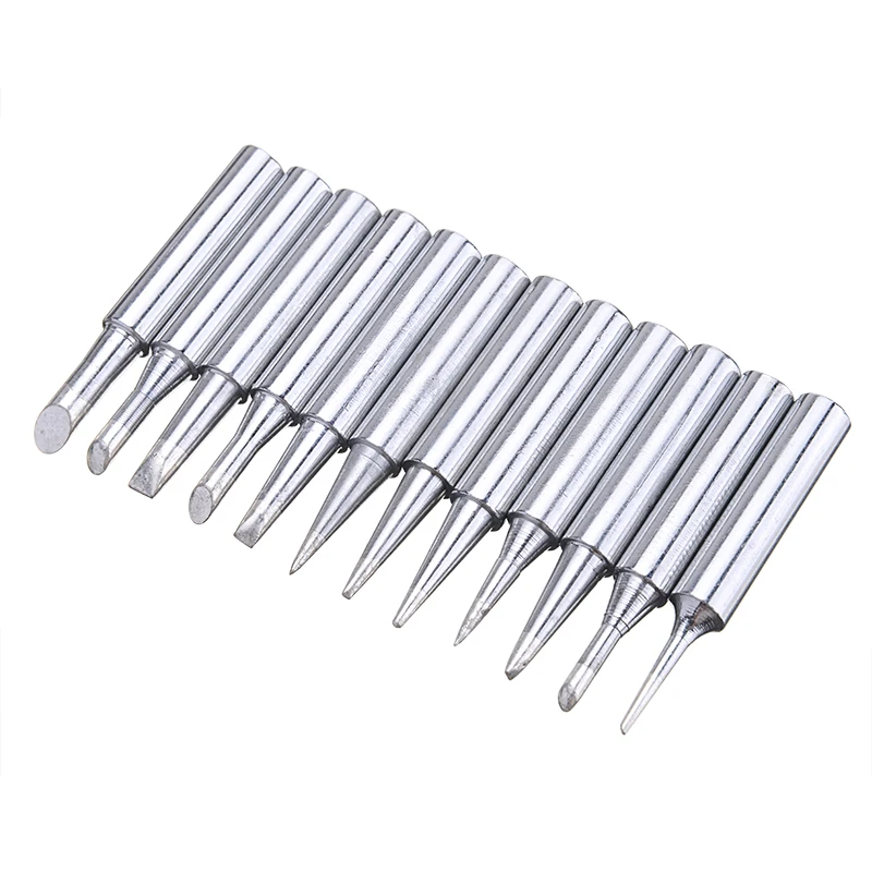 

12pcs Soldering Oxygen-free copper Soldering Iron Head Set Inside Hot Bare Copper Electric Soldering Iron Tip Tool