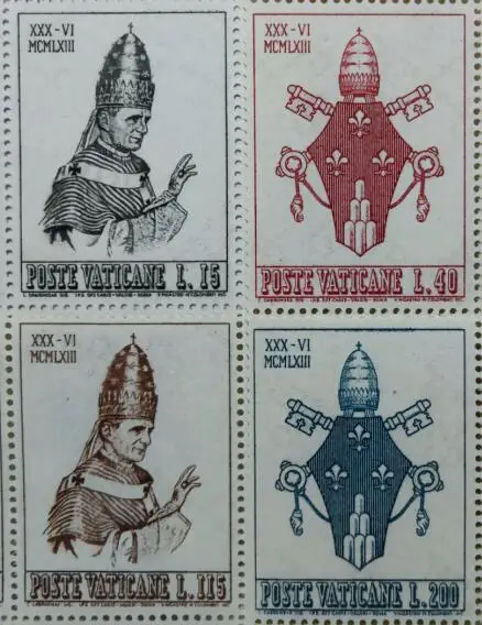 A12 4PCS vatican, 1963， Post Stamps Postage Collection - AliExpress