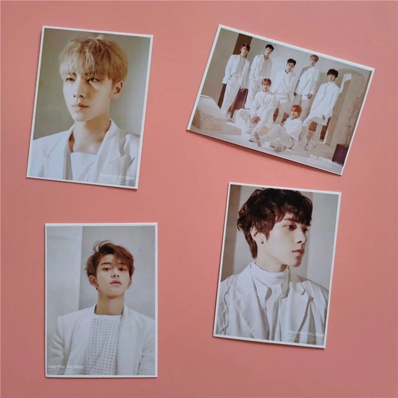 16 шт./компл. K-POP WayV альбома Take Over The Moon самодельные Бумага ЛОМО карта фото карты Фотокарта