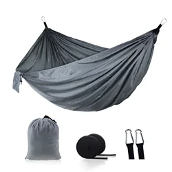 Hamac en toile de Parachute pour l'extérieur, Double hamac, tente en Nylon, 210t 