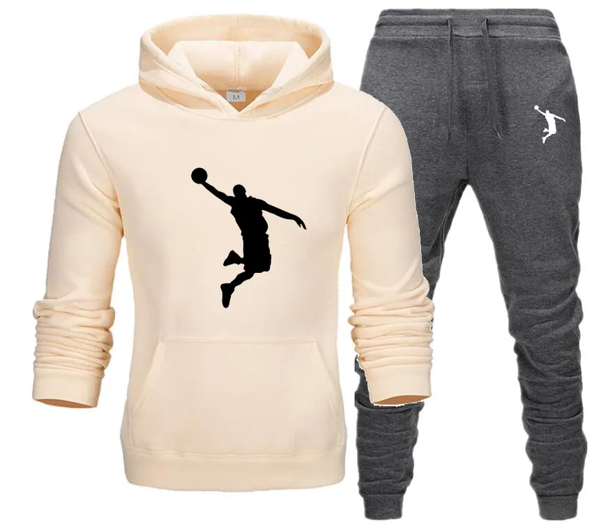 nieuwe mannen casual esporte pak mannen trui com capuz jas broek sportkleding jogging ao ar livre hoodie mannen