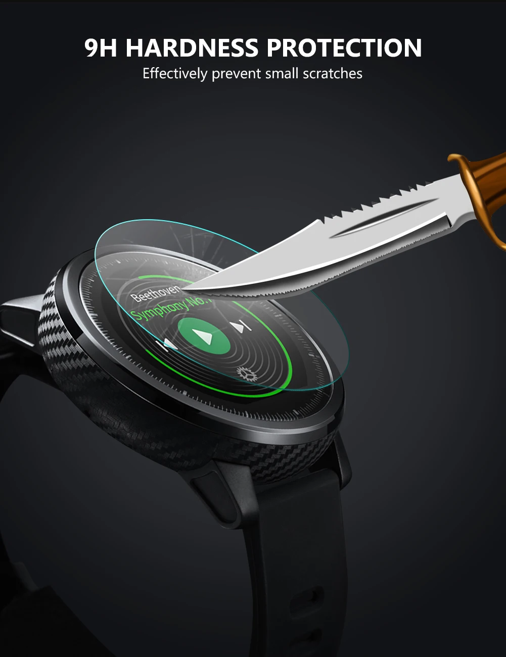 All Size Round Watches Tempered Glass Screen Protective Film Diameter 34 35 36 38 39 40 42 45 46 mm Screen Guard For Smart Watch
