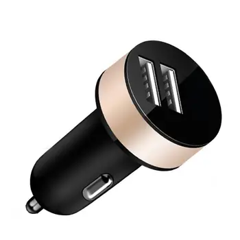 

Charger Car Dual Usb Car Charger One For Two Cigarette Lighter Smart Digital Display Multi-Function Mobile Phone Fast Charge